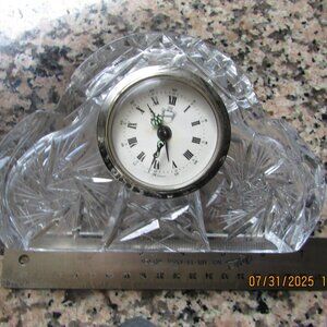 Vintage Crystal Mantle Clock